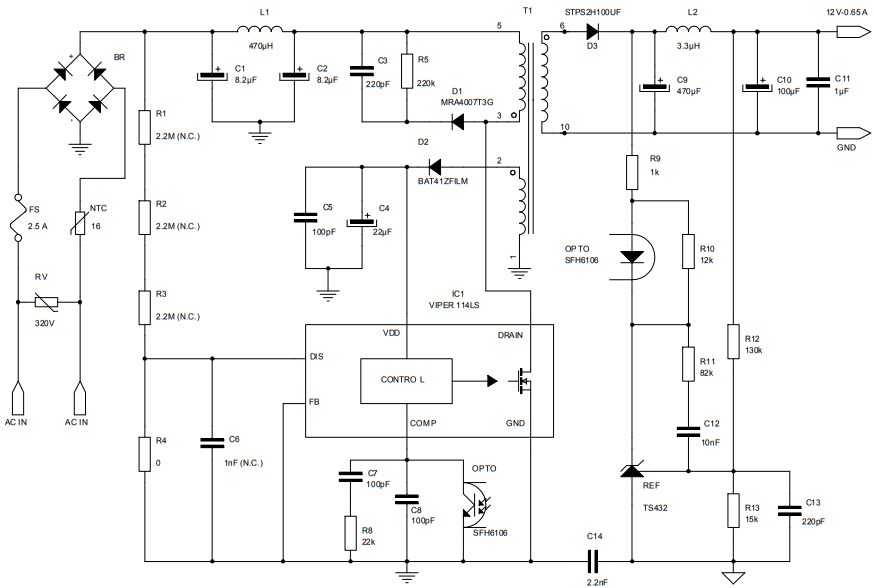 Schematic - STMicroelectronics STEVAL-ISA197V1 Evaluation Board